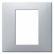 Накладка терморегулятора теплого пола с сенсорным дисплеем System Design Merten алюминий