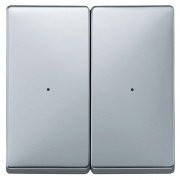 Клавишный блок для 2-клавишного модуля выключателя(mtn568199) System Design Merten алюминий