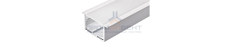Профиль с экраном SL-LINIA62-F-2500 WHITE+OPAL