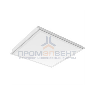 Светодиодный светильник "ВАРТОН" тип кромки Microlook BE (Silhouette 15) 593*593*60мм 36 ВТ 4000К с функцией аварийного освещения