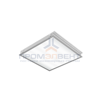 Светодиодный светильник "ВАРТОН" для гипсокартонных потолков 570*570*65мм 36 ВТ 4000К аварийный
