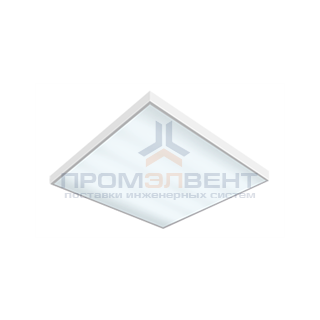 Светодиодный светильник "ВАРТОН" офисный встраиваемый/накладной 595*595*50мм 36 ВТ 6500К диммируемый 1-10