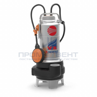 Насос фекальный Pedrollo VX 15/50-N - 1,1 кВт (3x400 В, Qmax 650 л/мин, Hmax 11 м, кабель 10 м)