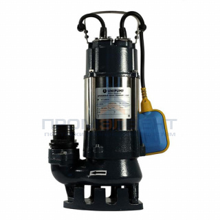 Насос фекальный UNIPUMP FEKAPUMP V1100 F - 1,1 кВт (однофазный, Hmax 9м, Qmax 333л/мин,кабель 6м)