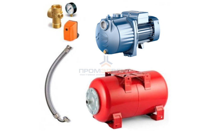 Насосная станция Pedrollo HYDROFRESH 2Cpm 80C-24 CL - 0,37 кВт (Qmax 70 л/мин, 1x230В)