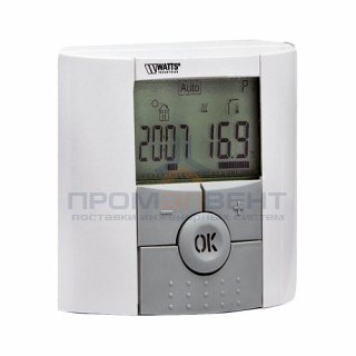 Термостат комнатный WATTS BTDP (программируемый, с ЖК-дисплеем, для отопительных систем)