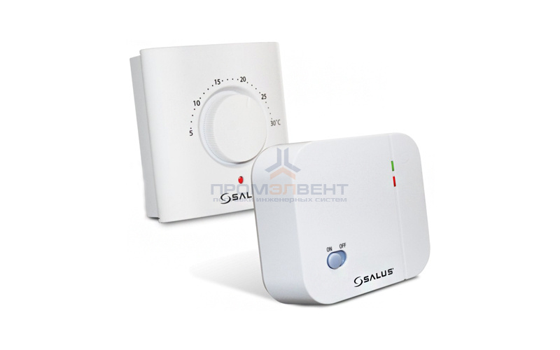 Термостат цифровой SALUS Controls STANDARD - ERT20RF (регулировка 5-30°C, питание от батареек)
