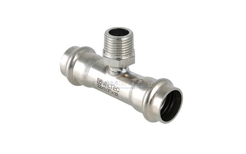 Тройник с переходом на наружную резьбу VALTEC VTi.150 - 35 x 1