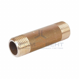 Удлинитель резьбовой STOUT - 2" длина 140 мм (НР/НР, латунь без покрытия)