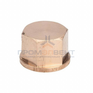 Заглушка Viega 3301 - 1" (бронза без покрытия)