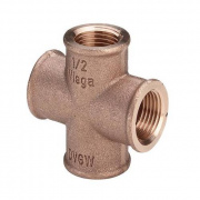 Крестовина Viega 3180 - 3/4" (резьбовая, бронза без покрытия)