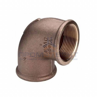 Отвод 90° Viega 3090 - 1"1/4 (ВР/ВР, резьбовой, бронза без покрытия)