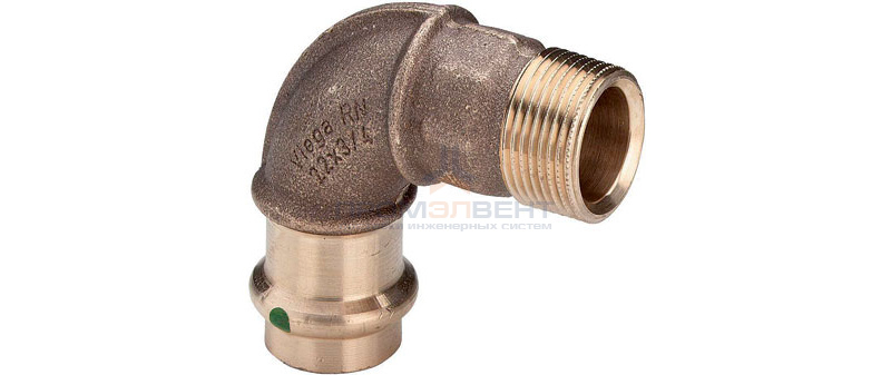 Отвод 90° Viega G3 Sanpress 2214 - 28 x 1