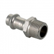 Переход на наружную резьбу VALTEC VTi.901 - 35 x 1"1/4 (прессовой, для труб из нержавеющей стали)