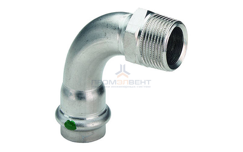 Переход на наружную резьбу угловой Viega G1 Sanpress Inox 2314 - 18 x 1/2