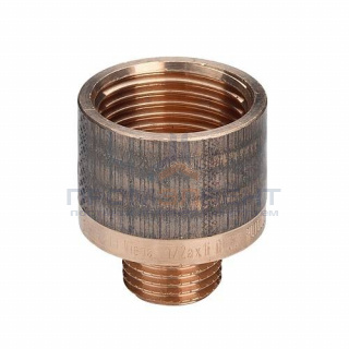 Переход с наружной на внутреннюю резьбу Viega 3242 - 1/2" x 3/4" (резьбовой, бронза без покрытия)