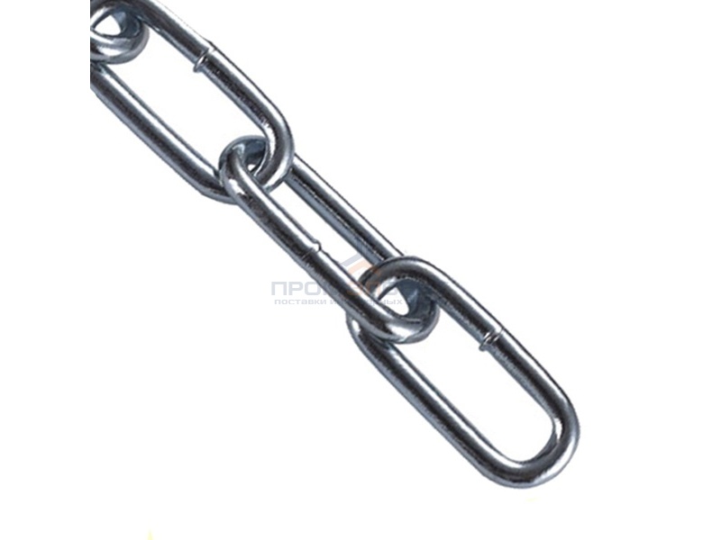 Цепь длиннозвенная (DIN763) 3мм (пакет 3м)