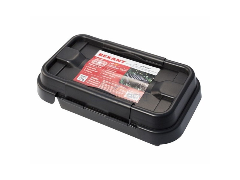 Бокс водонепроницаемый для подключения удлинителя на улице 2 выхода IP55 200х90х90