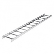 Лестничный лоток 80х200 плюс, L 3000, цинк-ламельный