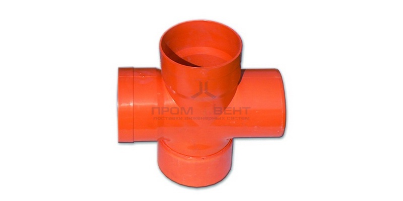 Крестообразное соединение для двустенных труб,90°, полипропилен, д.200 мм DKC