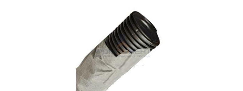 Труба жесткая двустенная для кабельной канализации (12 кПа)д110мм длина 5,95м. ,цвет черный