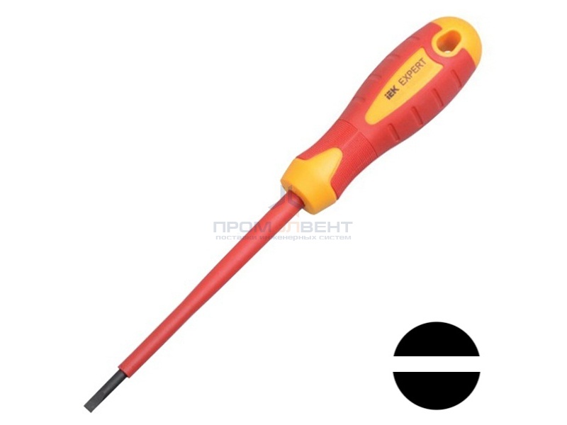 Отвертка шлицевая Expert 5.5х1.0х125мм 1000В IEK