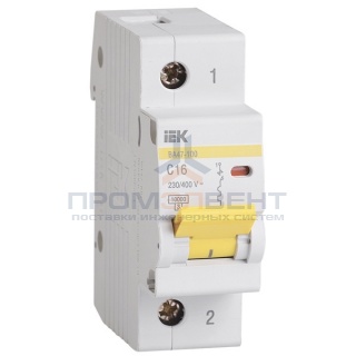 Автоматический выключатель ВА 47-100 1Р 80А 10 кА характеристика С ИЭК (автомат)