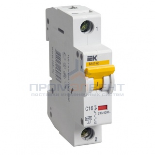 Автоматический выключатель ВА 47-60 1Р 32А 6 кА характеристика С ИЭК (автомат)