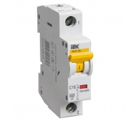 Автоматический выключатель ВА 47-60 1Р 6А 6кА характеристика С ИЭК (автомат)