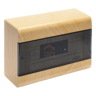 Щит распределительный навесной Тyco на 12 модулей под дерево "Сосна" 280х190х93мм