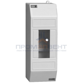 Бокс КМПн 1/2 на 1-2 модуля накладной пластиковый без дверки ИЭК