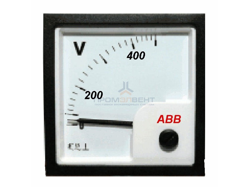 Вольтметр ABB VLM-1-500/96 размер 96х96мм переменного тока