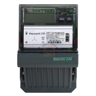 Электросчетчик Меркурий-230 5-7,5А 220/380В Кл.т.0,5/1,0 Мн.т. А/Р ЖКИ Транс. вкл.